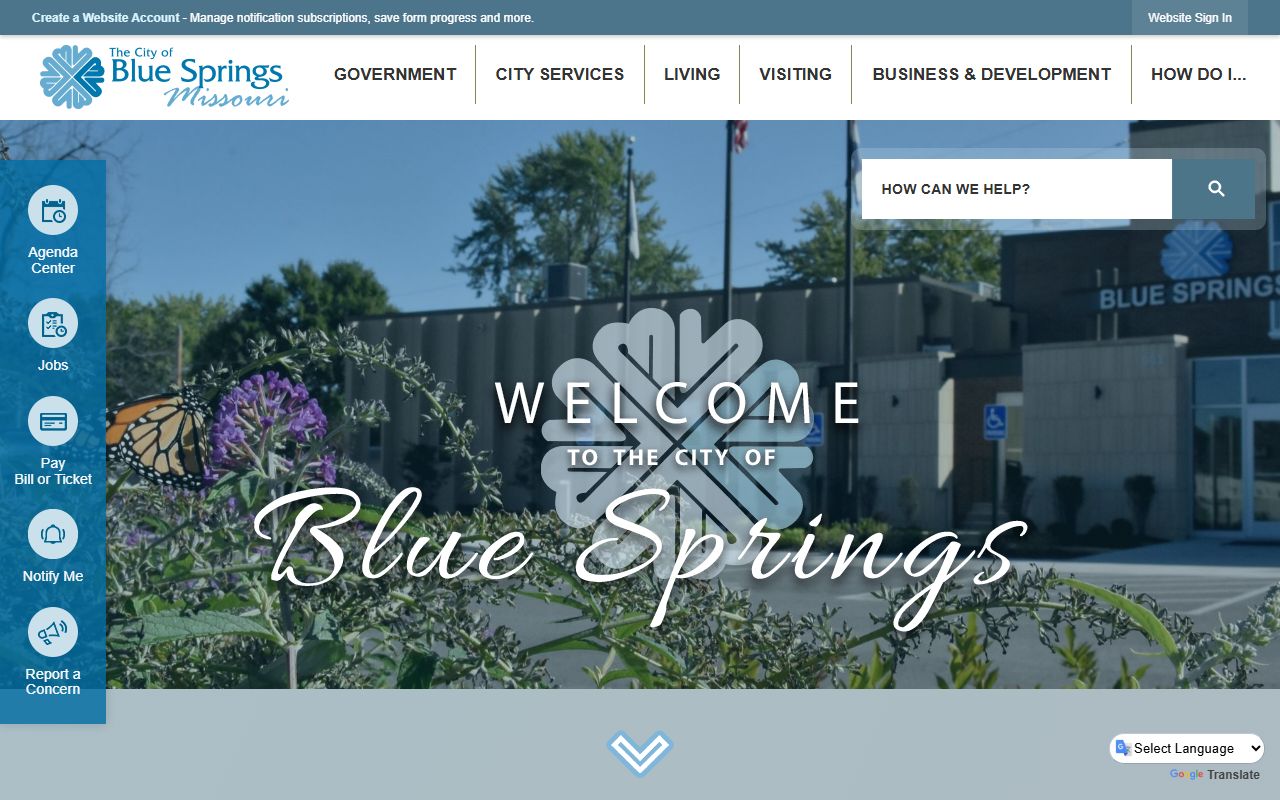 Blue Springs Police Department website for Blue Springs 24 hour booking records