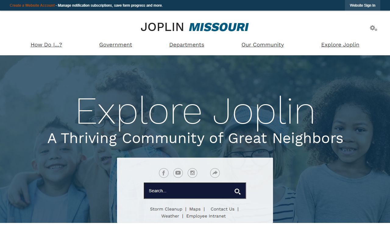 Joplin Police Department website for Joplin 24 hour booking information