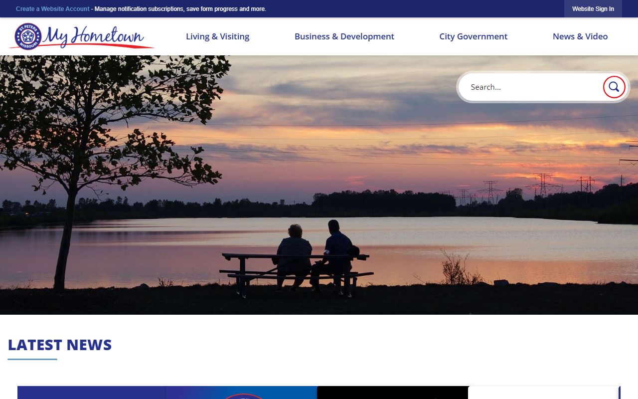 St. Peters Police Department website for St. Peters 24 hour booking records