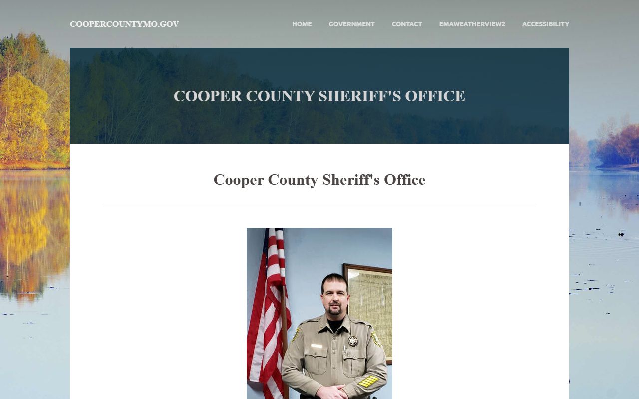 Cooper County Sheriff office website for 24 hour booking records in Boonville Missouri